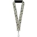 Buckle-Down Lanyard, Benjamin's 2 Stacked, 22 Inch Length x 1 Inch Width