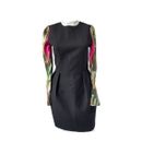 Honor Clothing Brand Wool Blend Black and Pink Multi Tulip Dress 2124038213 NWT