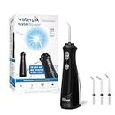 Waterpik Cordless Pearl Water Flosser Rechargeable Portable Water Flosser for Teeth, Gums, Braces Care and Travel with 4 Flossing Tips, ADA Accepted, WF-13 Black