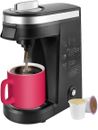 Single Serve Coffee Maker Brewer for Single Cup Capsule with 12 OzBlack L2.19