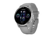Garmin Venu 2 Plus GPS Smart Sport Watch (Powder Grey/Silver), Smart Watches,
