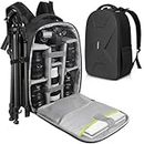 Endurax Camera Backpack, DSLR SLR Professional Mirrorless Camera Bag Case 14 Inch Laptop for Photographers,Men Women,Compatible with Canon Nikon Sony Hardshell Protection Tripod Holder