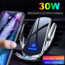 30W Wireless Car Charger Automatische Induktionstelefonhalterung für iPhone 14 