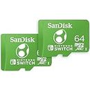 SanDisk 64GB 2-Pack microSDXC Card, Licensed for Nintendo Switch (2x64GB) - SDSQXAO-064G-GN6Z2