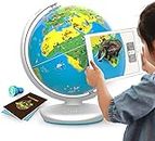PlayShifu Educational Globe for Kids, Orboot Earth (Globe + App) Interactive AR World Globe, 400 Wonders, 1000+ Facts, STEM Toy Gifts for Kids 4-10 Years, No Borders, No Names on Orboot Globe