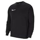 Nike Men's M Nk Flc Park20 Crew Sweatshirt, Black/White, Medium UK