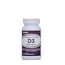 GNC Vitamin D3 1000IU, 180 Tablets, Helps with Calcium Absorbtion