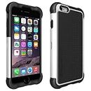 Original Oem Black / White Ballistic Series Tough Jacket Heavy Duty Cover Case for Sprint At&t/ Verizon /T-mobile / U.S. Cellular/ Boost Mobile Apple Iphone 6 4.7in. Retail Packaging