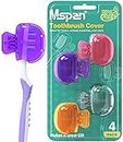 Mspan Cubierta de cabezal de cepillo de dientes eléctrico: Sonic cepillo de dientes protector de viaje cepillo de plástico protector de la vaina clip caso paquete