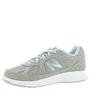 New Balance Women's 877 V1 Walking Shoe , Silver, 9 Narrow