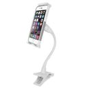 Macally 11" Flexible & Adjustable Gooseneck Tablet iPhone iPad Mounting System in White | 15 H x 2.75 W in | Wayfair CLIPMOUNTW