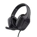 Trust Gaming GXT 415 Zirox Lightweight Gaming Headset with 50 mm Driver for PC, Xbox, PS4, PS5, Switch, Mobile, 2 m Cable, 3.5 mm Audio Port, Over-Ear Headphones with Cable - Black