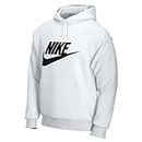 Nike Mens Futura Sweatshirt Fitness Hoodie White XXL