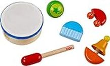 HABA 304852 - Klangspiel-Set, 6-teiliges Set aus Musikinstrumenten für Kinder ab 2 Jahren