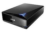 ASUS BW-16D1H-U PRO External 16X Blu-ray Writer, USB 3.0, Stand Design, Mac Compatible, M-DISC Support, Disc Encryption, Unlimited Webstorage(12 Months), Nero Backitup, E-Media, Including PowerDVD