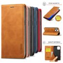 For iPhone 15 14 13 12 11 Pro Max X XR 8 Leather Wallet Case Magnetic Flip Cover