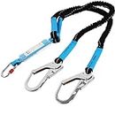 6ft Internal Shock Absorbing Safety Lanyard with Double Snap Hook Connectors, 11027 Fall Protection Equipment