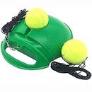 Shamdon Home Collection Tennistrainer - Tavola da tennis, da tennis, con corda e 2 palline da allenamento, per principianti, adulti (verde)