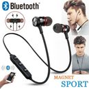Bluetooth Wireless Kopfhörer Magnet Sport Fitnessstudio Laufen Wasserdicht Ohrhörer