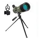 Svbony SV14 Cannocchiale 25-75x70 Prisma BAK4 Obiettivo FMC Monoculare Oculare ad Angolo Telescopio Spotting Scope con Treppiede per Birdwatching