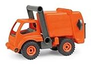 ksmtoys Lena Eco Active Garbage Truck Toy for Kids, Easy Grab Handle and Flip Open Cab, Super Sturdy Construction for Real Action (Digging in The Dirt Or Sandbox) …