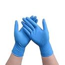 100PCS Nitrile Disposable Gloves , Latex Free Powder Free Glove ,Ship From Canada (Large)