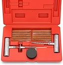 Tooluxe 50002L Universal Tire Repair Kit to Fix Punctures and Plug Flats, 35-Piece Value Pack Ideal for Cars, Trucks, Motorcycles, ATV