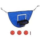DHliIQQ Standard Basketball Net Trampoline Basketball Rack Basketball Hoop Attachment For Kids Attachment Basketball Plays Hoop Net A8G7