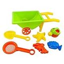 ELECTROPRIME 16" Wheelbarrow Plastic Beach Garden Sandpit Play Set Child Kids Outdoor Toy
