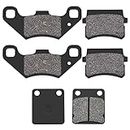 JCKLW Front and Rear Brake Pads Set Compatible with Trailmaster XRS XRX Blazer 150 150cc/ Tomberlin Crossfire 150R Dune Buggy Go Kart