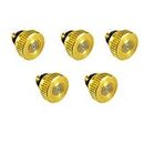 Cool-Off Micro-Mist Nozzle- Garden & Patio Misting System, Cooling Brass Nozzles with 0.012 Inch Size & 10/24 Inch Thread (Pack of 5)