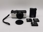 Ricoh Pentax MX-1 CMOS Sensor Point & Shoot Digital Camera -Black W/Custom White