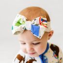 Great Outdoors Luxe Baby Girl Soft & Stretchy Bamboo Bow Headbands - Newborn - 3T