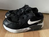 Nike Air Max 90 LTR Toddler Black Leather Running Shoes CD6868-010 Size 8C