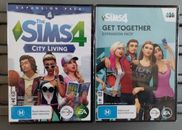 The Sims 4 City Living and Get Together Expansion Packs - Brand New - PC Origin