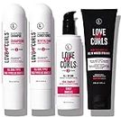 Love Ur Curls Ultra-Defining Curl Kit - Simplified Curly Hair Routine - Hydrating & Repairing - Vegan & Cruelty-Free - with Irish Sea Moss, Aloe Vera & Shea Butter for Extra-Defined, Healthy Curls.