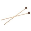 Ubervia® Marimba Stick, Long Service Life Anti Slip Bell Mallet for Percussion Instrument (Brown)