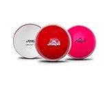 jaspo PVC T-20 Soft Cricket Balls 110 Gm (Multicolour) - Pack of Three , Standard Size