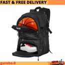 | Basketball Backpack Large Sports Bag with Separate Ball Holder & Shoes Compart