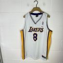 Maglietta vintage Los Angeles Lakers da uomo grande Nike #8 Kobe Bryant Mamba NBA anni '90
