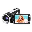Heegomn Videocamera digitale per Youtube Vlogging, video camera Mini DV 1080p per bambini/bambini/principianti/adolescenti