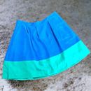 J. Crew Skirts | J. Crew Factory | Skirts | J Crew Factory Color Block Mini ...Size 6 | Color: Blue/Green | Size: 6