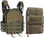Airsoft Tactical JPC2.0 Amphibious Combat Multicam Protective Vest with 2.0 Large Capacity Outdoor Expansion Kit