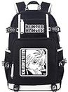 Roffatide Anime Killua Zoldyck Printed Backpack Luminous Rucksack Laptop Backpack with USB Charging Port & Headphone Port, A, One Size