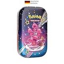Pokémon-Sammelkartenspiel: Mini-Tin-Box Karmesin & Purpur – Paldeas Schicksale: Forgita (2 Boosterpacks, 1 Sticker & 1 Bildkarte)