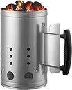 Charcoal Starters Rapidfire Barbecue Chimney Starter,Thickened Steel Charcoal Burner,BBQ Fire Starter with Safety Handles for Grills Outdoor Cooking Charcoal Can Accessories