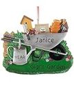Garden Personalized Christmas Ornaments 2023 - Fast & Free 24h Customization – Gardening Tools Christmas Decorations with Name - Comes Gift-Wrapped