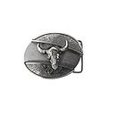 Western Buckle Belt Head for Men Horse Bull Uncharted Belts for Men Without Buckle, Negro -, Small