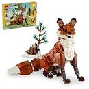 LEGO® Creator 3in1 Forest Animals: Red Fox 31154 Toy to Owl Figure to Squirrel Model, Woodland Figures Set for Play and Display, for Boys and Girls Aged 9 Years Old and Over