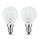 EASYIVY E14 Wax Warmer Bulbs 25W, Scentsy Bulb for Warmers Dimmable Wax Burner Bulb 230V, 2700K Warm White G45 Small Edison Screw Light Bulb for Wax Melt Burner, Oven Lamp, Up to 300°C, 2-Pack